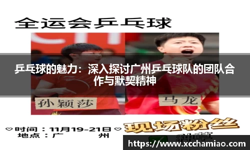 乒乓球的魅力：深入探讨广州乒乓球队的团队合作与默契精神